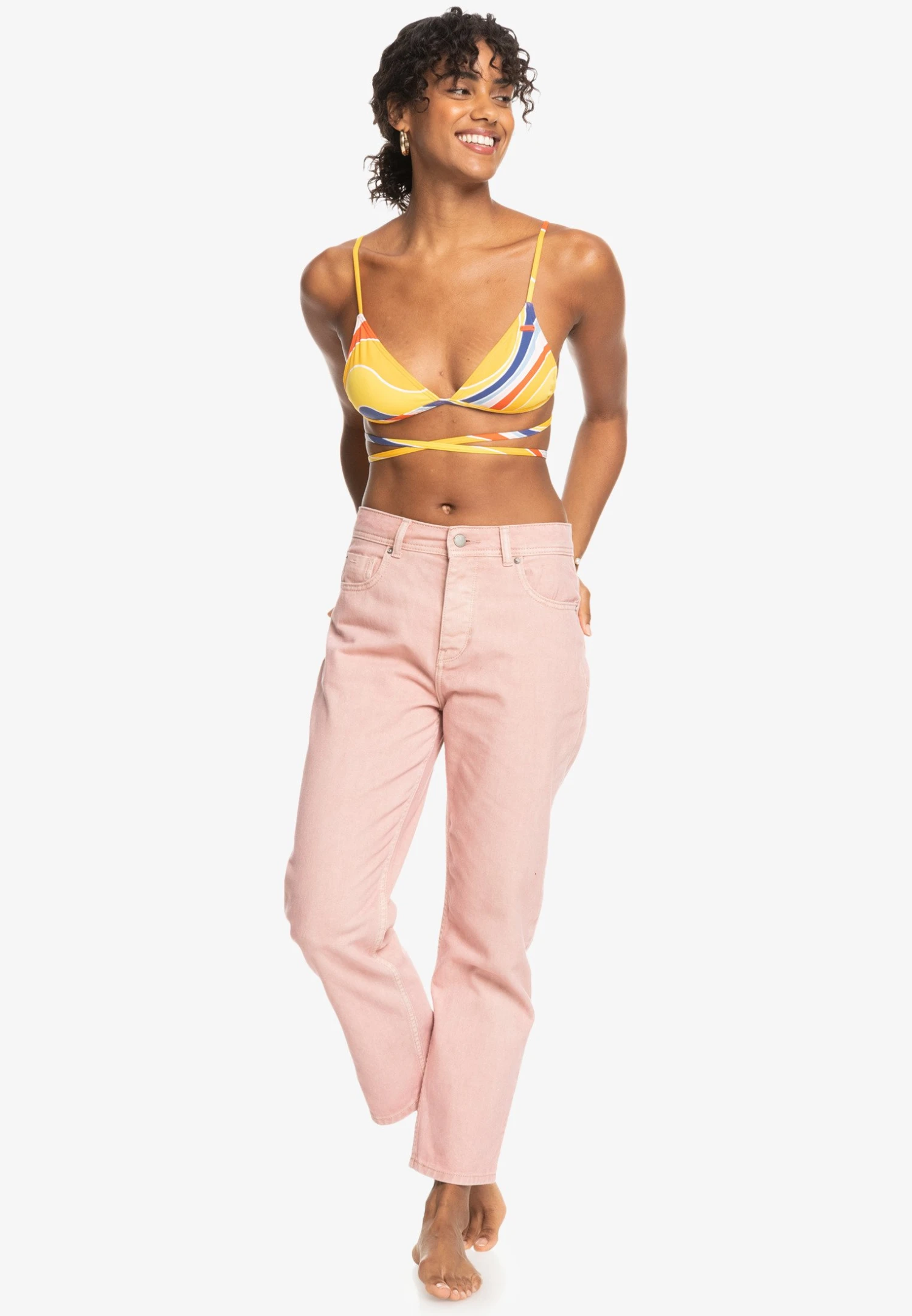 Roxy Fresh Way Color Mid- Straight Leg Jeans - Nds 8 Roxy Fresh Way Color Mid- Straight Leg Jeans - Nds - Afbeelding 6