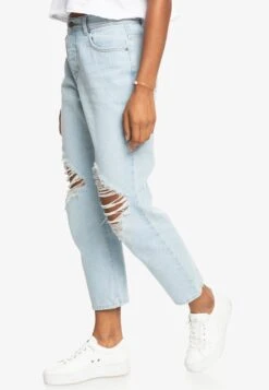 Roxy Fresh Way Mid - Mit Für Erjdp - Straight Leg Jeans - Blue -Roxy Verkoopwinkel 060e43f8feba41ddb2ba77618eed4444