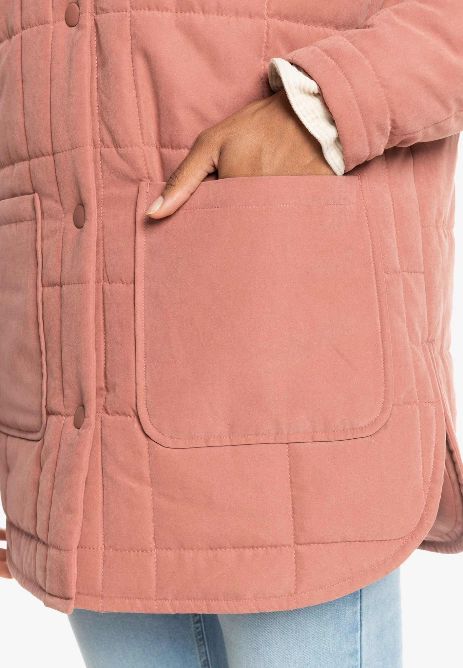 Roxy Next Up- Halflange Jas - Mms 8 Roxy Next Up- Halflange Jas - Mms - Afbeelding 6