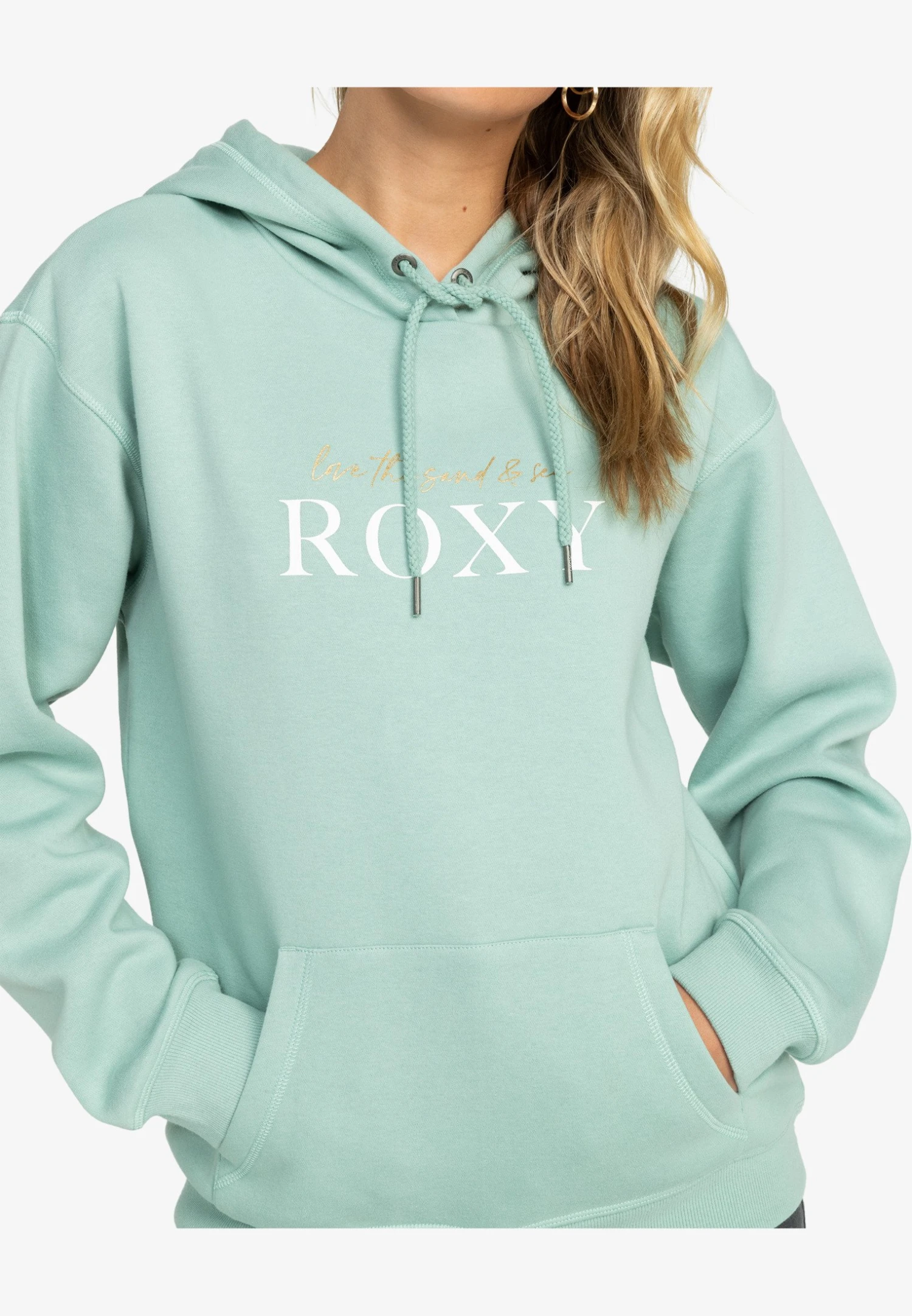 Roxy Surf Stoked Brushed - Hoodie - Bhb 7 Roxy Surf Stoked Brushed - Hoodie - Bhb - Afbeelding 5