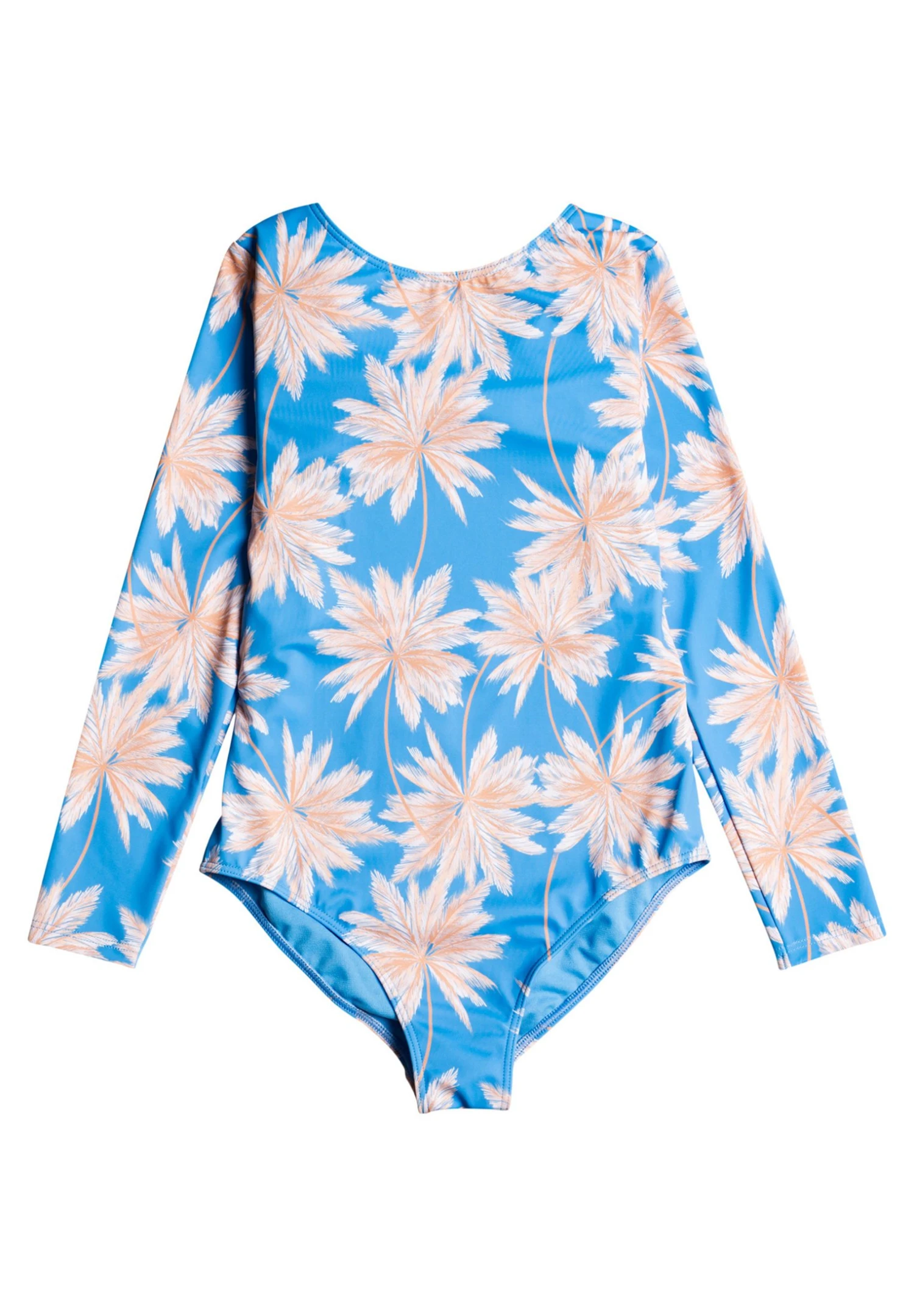 Roxy Ocean Treasure - Langärmliger Rashguard - Badpak - Azure Blue Palm Island Rg 3 Roxy Ocean Treasure - Langärmliger Rashguard - Badpak - Azure Blue Palm Island Rg