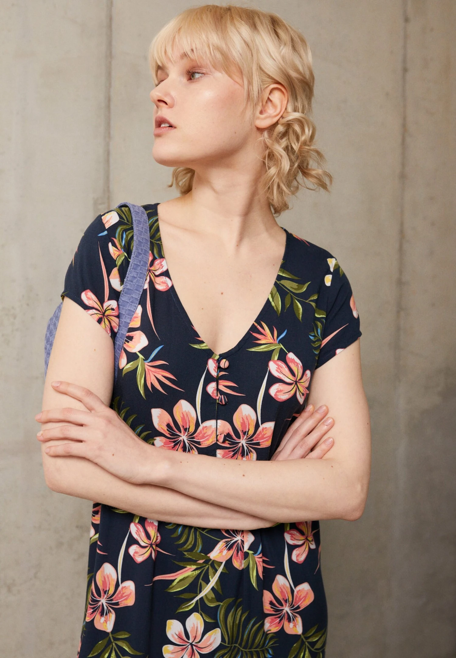 Roxy Popular Song - Maxi-Jurk - Mood Indigo Tropical Depht 5 Roxy Popular Song - Maxi-Jurk - Mood Indigo Tropical Depht - Afbeelding 3