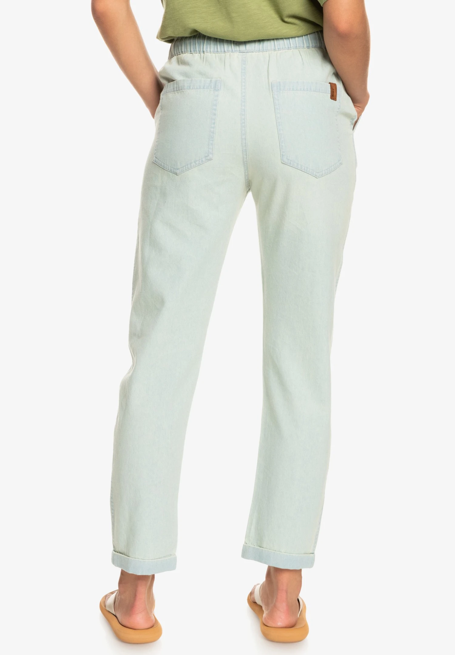 Roxy Slow Swell - Straight Leg Jeans - Bleached Blue 5 Roxy Slow Swell - Straight Leg Jeans - Bleached Blue - Afbeelding 3