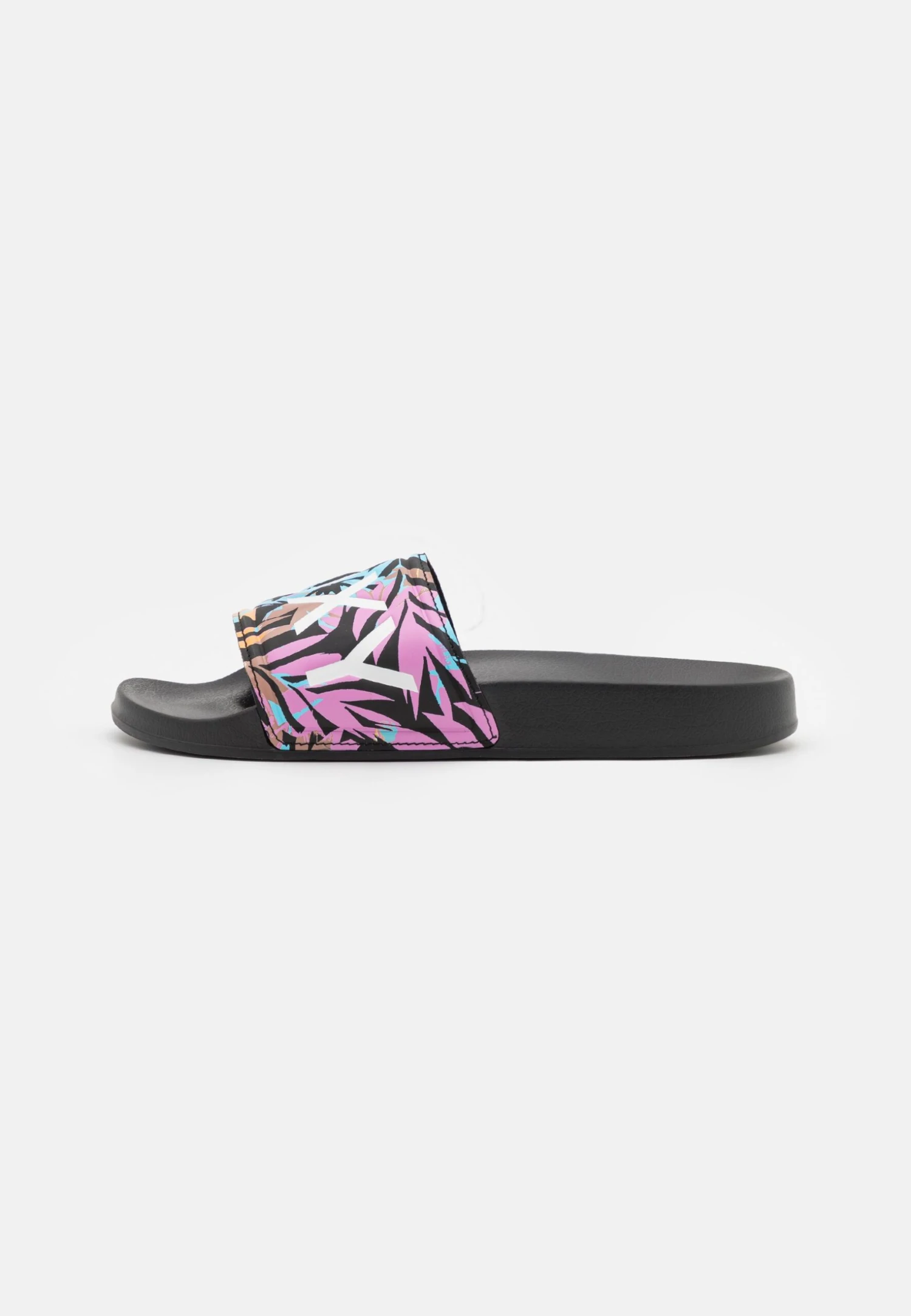 Roxy Slippy Ii - Badslippers - Black/Multi-Coloured 4 Roxy Slippy Ii - Badslippers - Black/Multi-Coloured - Afbeelding 2