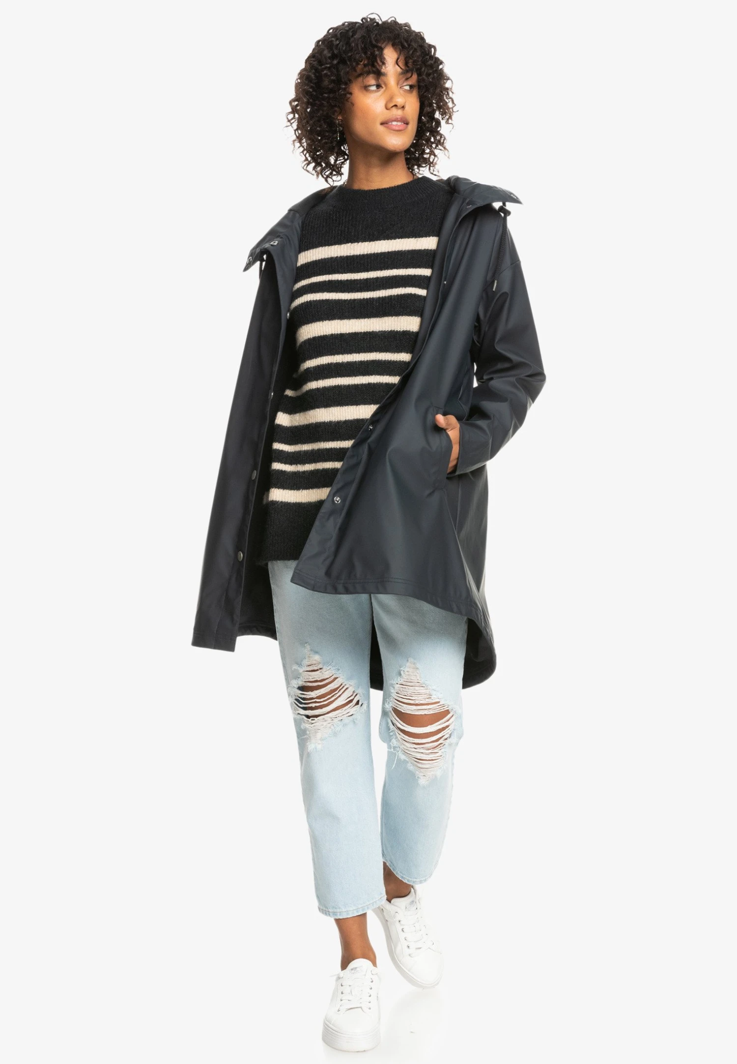 Roxy Rain Dance - Regenjas - Anthracite 4 Roxy Rain Dance - Regenjas - Anthracite - Afbeelding 2