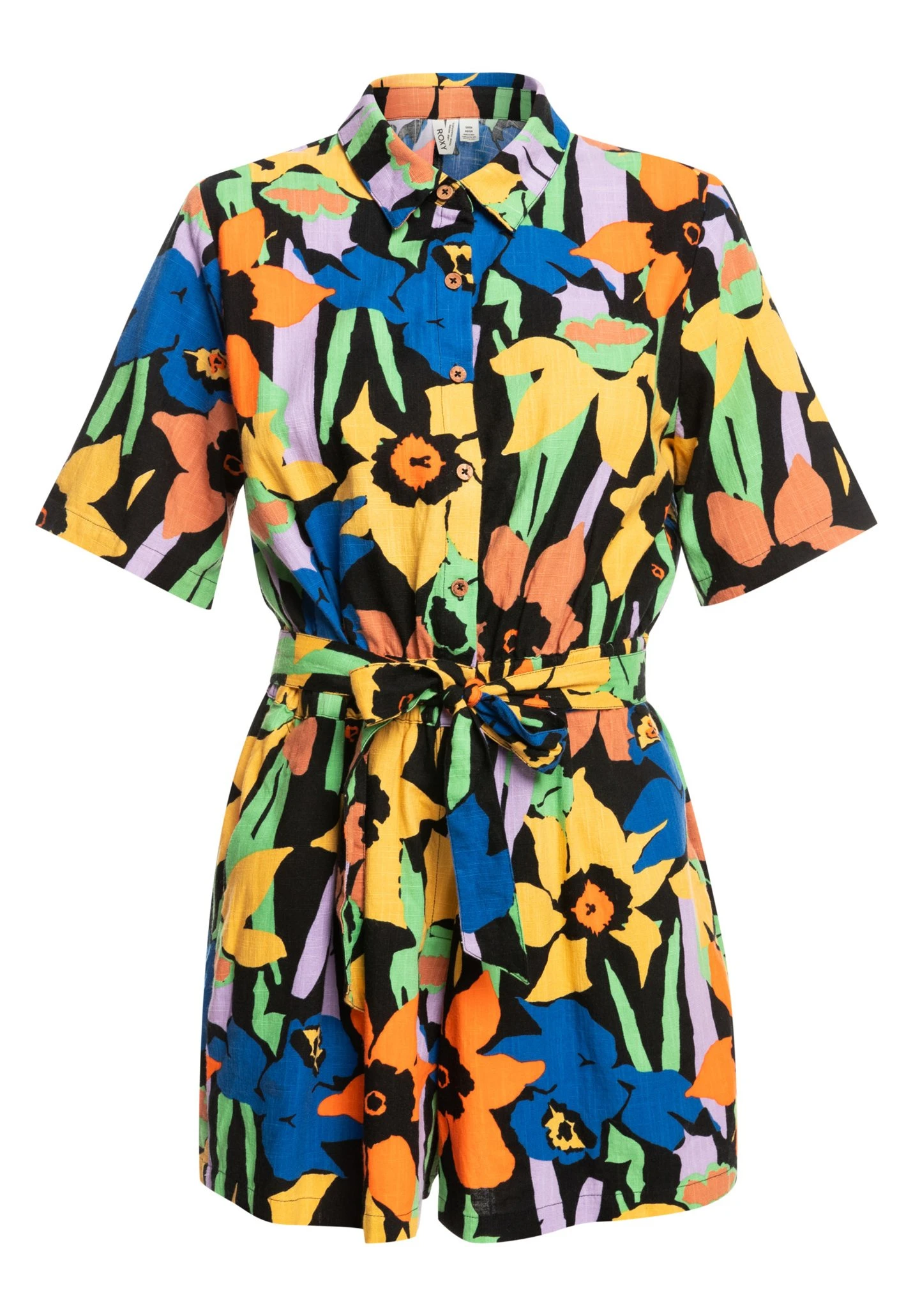 Roxy Real Yesterday - Jumpsuit - Anthracite Flower Jammin 8 Roxy Real Yesterday - Jumpsuit - Anthracite Flower Jammin - Afbeelding 6