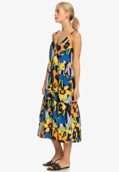 Roxy Waiting Line Printed - Jurk - Anthracite Flower Jammin -Roxy Verkoopwinkel 2b182ffa8fc24391b7e36bda2c57678d