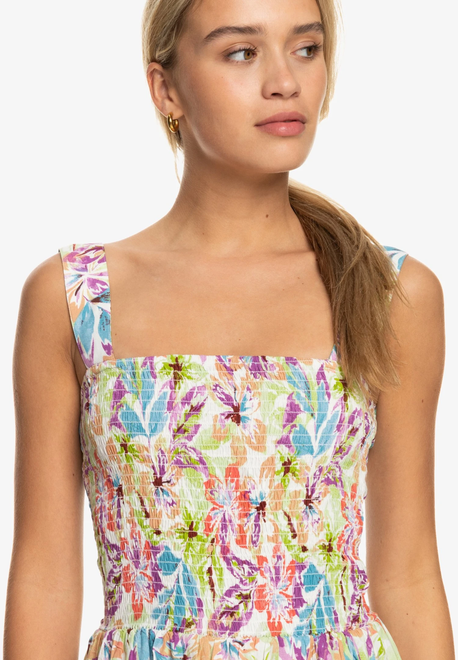 Roxy Honeymoon Avenue Printed - Jurk - Snow White Pualani Combo 6 Roxy Honeymoon Avenue Printed - Jurk - Snow White Pualani Combo - Afbeelding 4