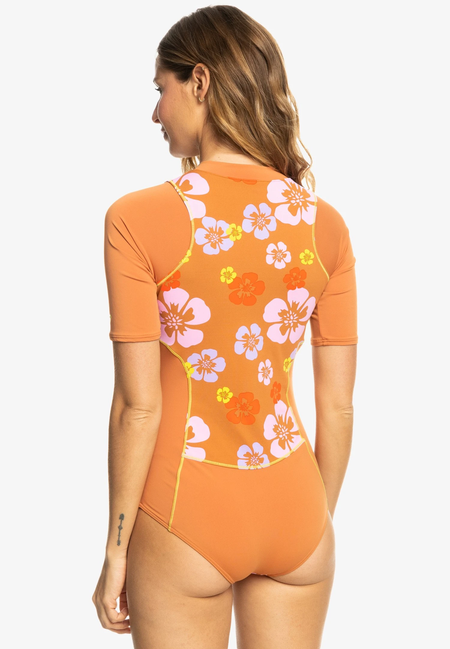 Roxy Surf Kind Kate 3/4 Ss Onesie - Badpak - Sunburn Positivity Paradise 5 Roxy Surf Kind Kate 3/4 Ss Onesie - Badpak - Sunburn Positivity Paradise - Afbeelding 3