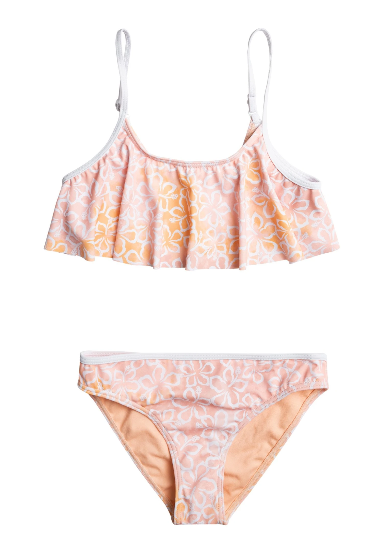 Roxy Joyful Ride Set- Bikini - Flax Hibiscus Heat 3 Roxy Joyful Ride Set- Bikini - Flax Hibiscus Heat