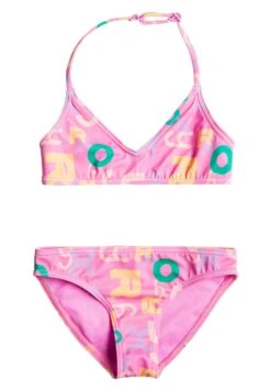 Roxy Funny Bambino-Set Für 2-7 Erlx20 - Bikini - Cyclamen Lettrage