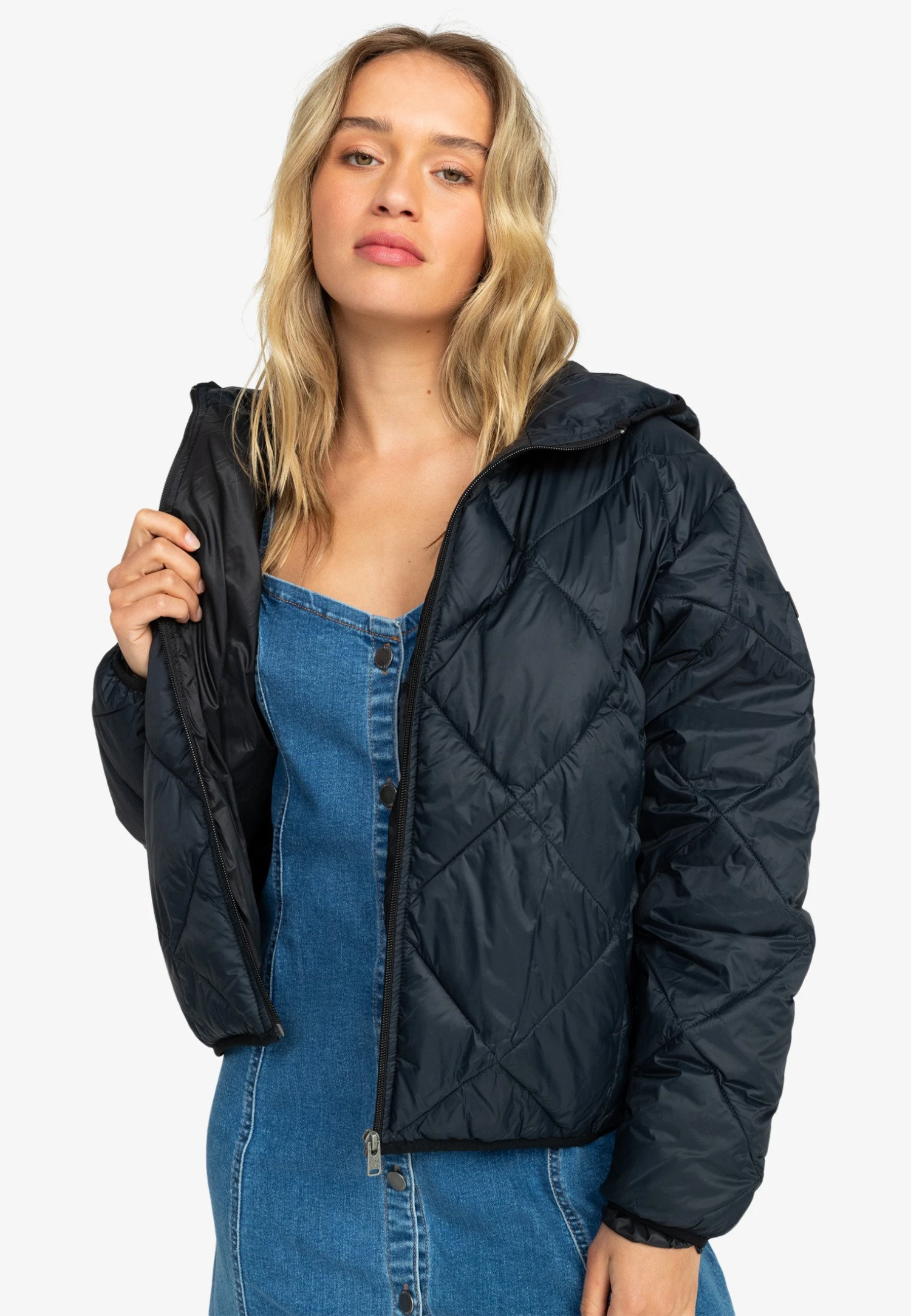 Roxy Wind SweptLeichte Wattierte - Winterjas - Mottled Black 3 Roxy Wind SweptLeichte Wattierte - Winterjas - Mottled Black