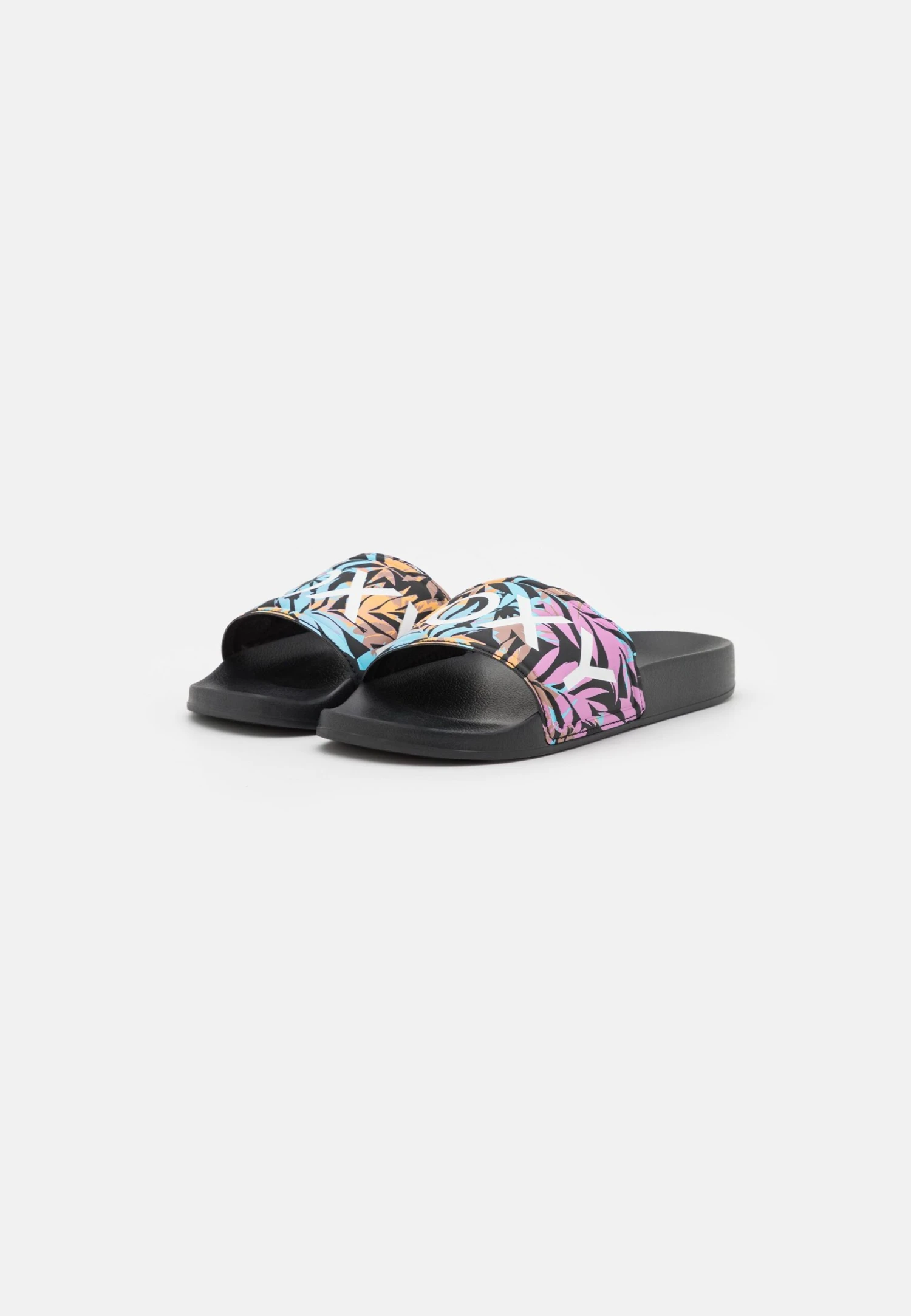 Roxy Slippy Ii - Badslippers - Black/Multi-Coloured 5 Roxy Slippy Ii - Badslippers - Black/Multi-Coloured - Afbeelding 3