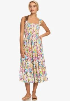 Roxy Honeymoon Avenue Printed - Jurk - Snow White Pualani Combo