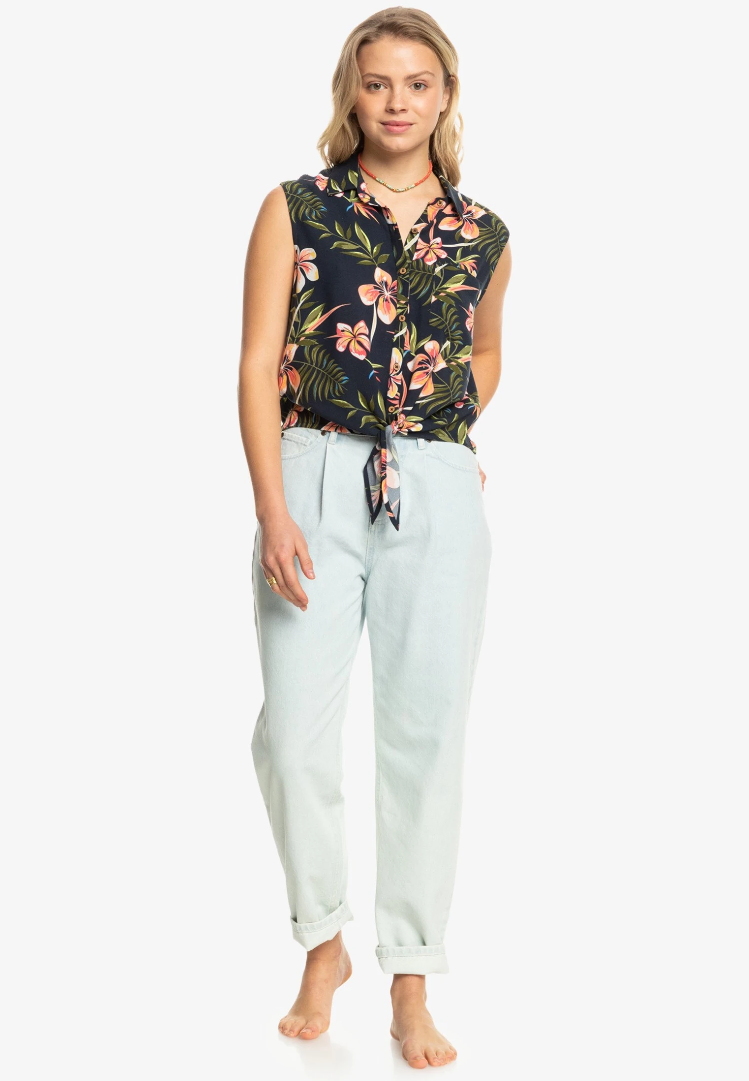 Roxy Tropical View Ärmelloses- Top - Mood Indigo Tropical Depht 4 Roxy Tropical View Ärmelloses- Top - Mood Indigo Tropical Depht - Afbeelding 2