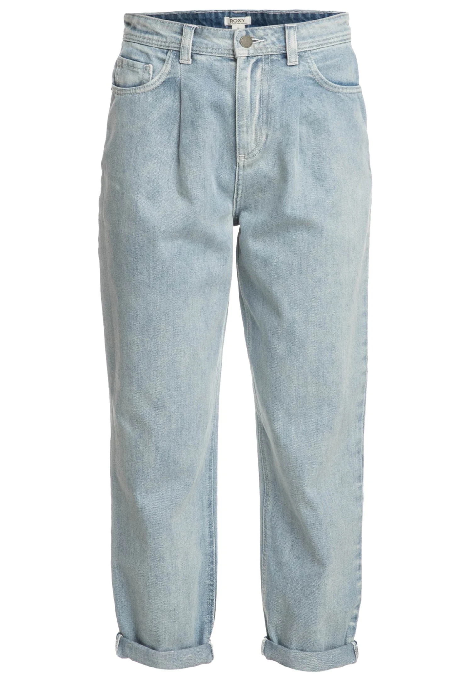 Roxy Mit Mom- Straight Leg Jeans - Bleached Blue 7 Roxy Mit Mom- Straight Leg Jeans - Bleached Blue - Afbeelding 5