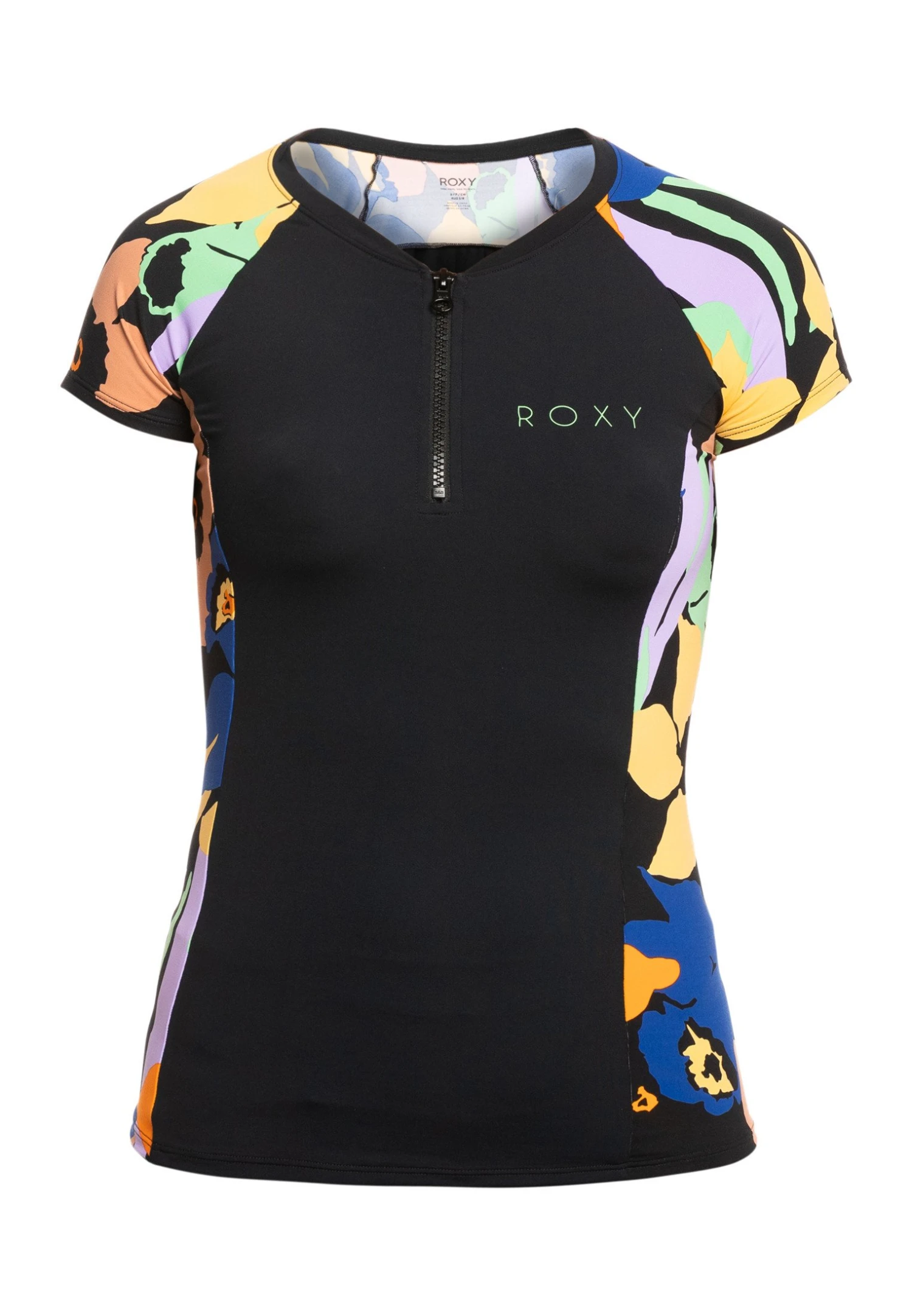 Roxy Caps Sleeve - Surfshirt - Anthracite Flower Jammin 8 Roxy Caps Sleeve - Surfshirt - Anthracite Flower Jammin - Afbeelding 6
