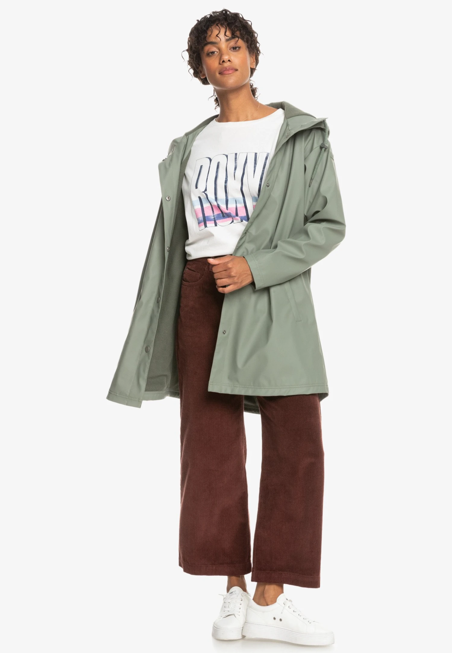 Roxy Rain Dance - Regenjas - Green 4 Roxy Rain Dance - Regenjas - Green - Afbeelding 2