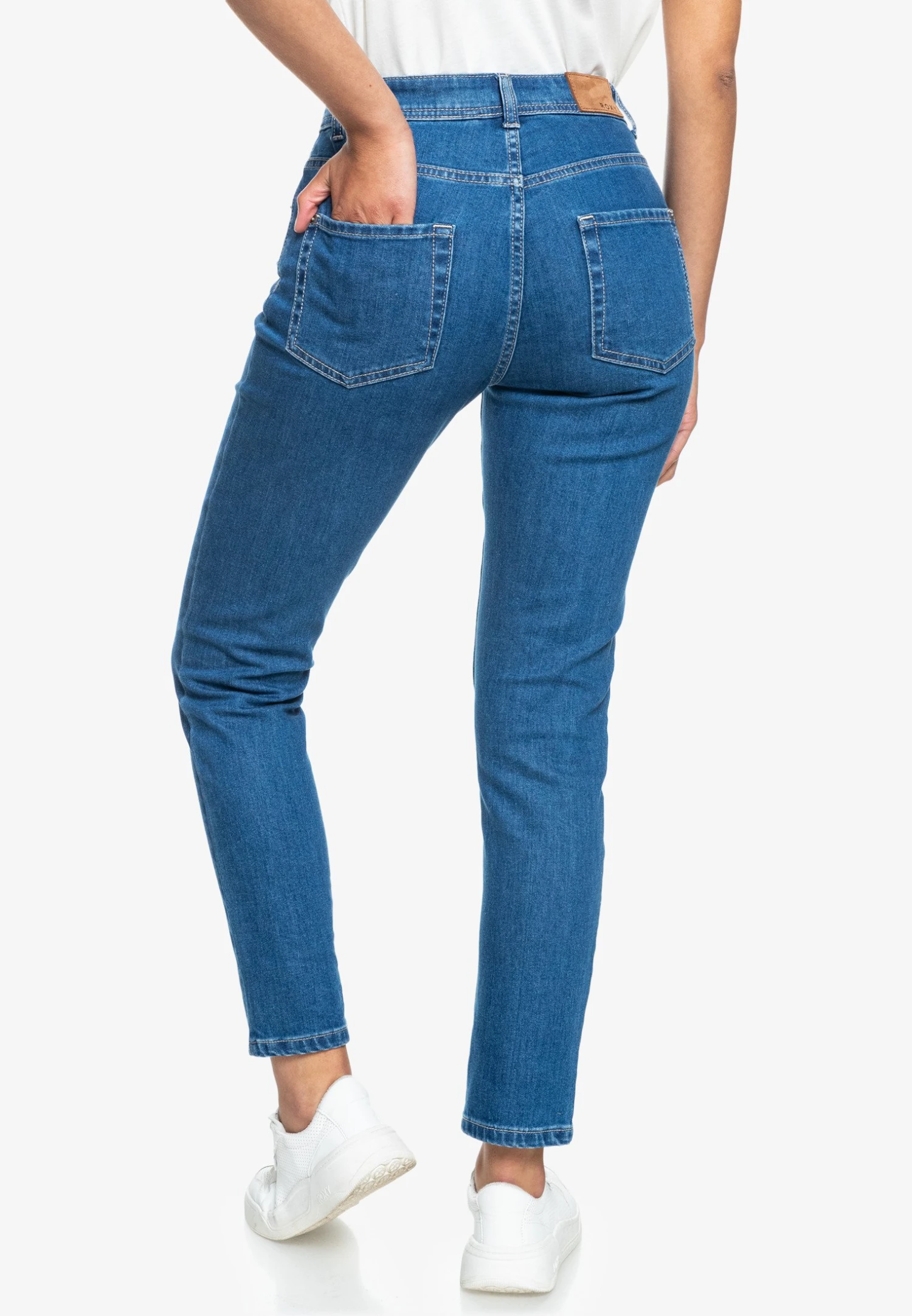 Roxy Night Away - Slim Fit Jeans - Medium Blue 5 Roxy Night Away - Slim Fit Jeans - Medium Blue - Afbeelding 3
