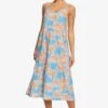 Roxy Waiting Line Printed - Jurk - Azure Blue Palm Island -Roxy Verkoopwinkel 595aa8c6653f437581618892f097971e