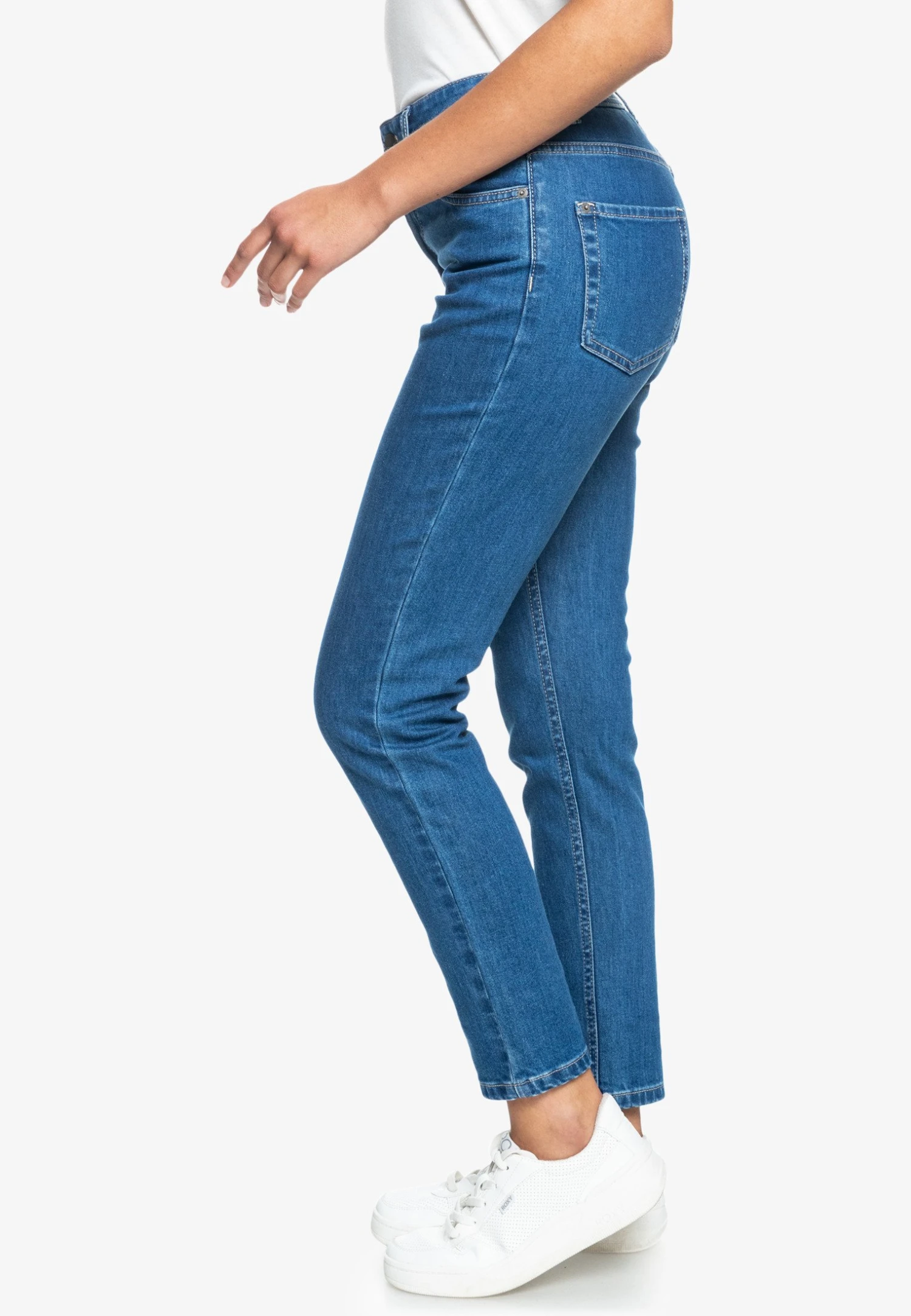 Roxy Night Away - Slim Fit Jeans - Medium Blue 6 Roxy Night Away - Slim Fit Jeans - Medium Blue - Afbeelding 4