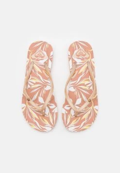 Roxy Bermuda Dow - Teenslippers - White/Champagne