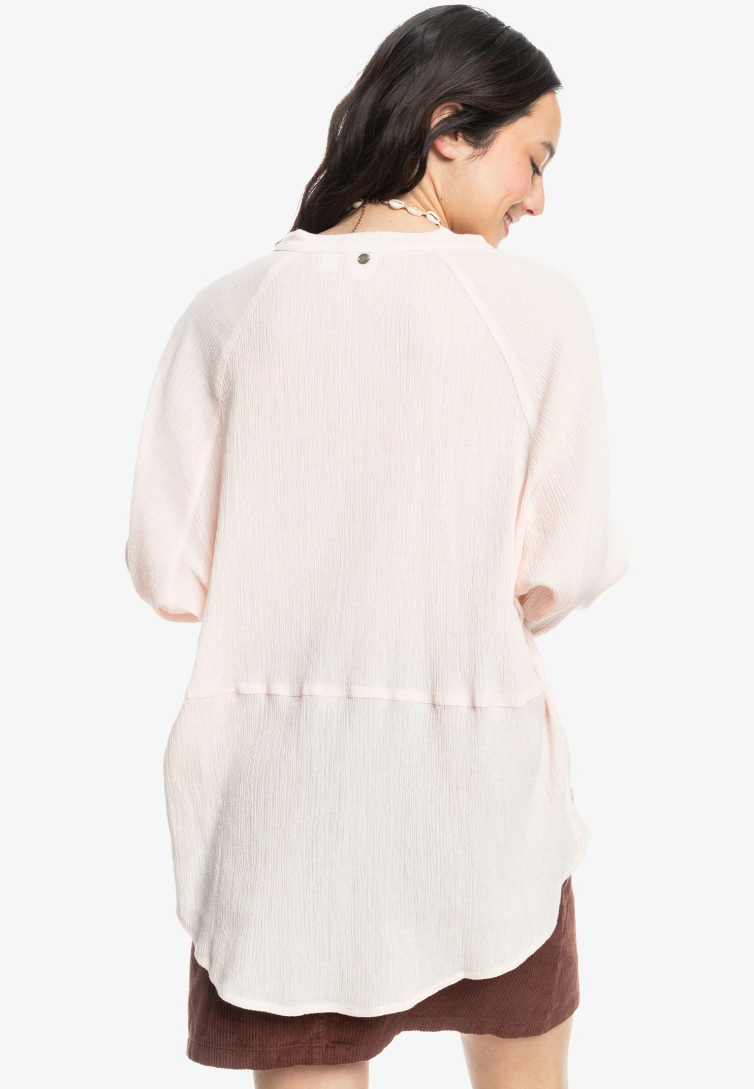 Roxy Morning Langarm - Overhemdblouse - Orange 5 Roxy Morning Langarm - Overhemdblouse - Orange - Afbeelding 3