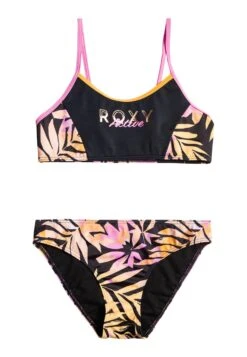 Roxy Set - Bikini - Anthracite Zebra Jungle Girl