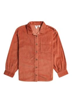 Roxy Something Beautiful Solid- Overhemdblouse - Brown -Roxy Verkoopwinkel 6d91deb011864a73ab25a29e2f5a6eda