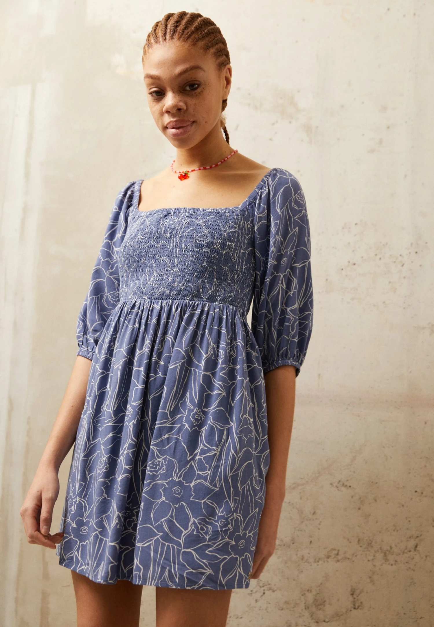 Roxy Sands Mini Dress - Jurk - Navy/Smu 3 Roxy Sands Mini Dress - Jurk - Navy/Smu