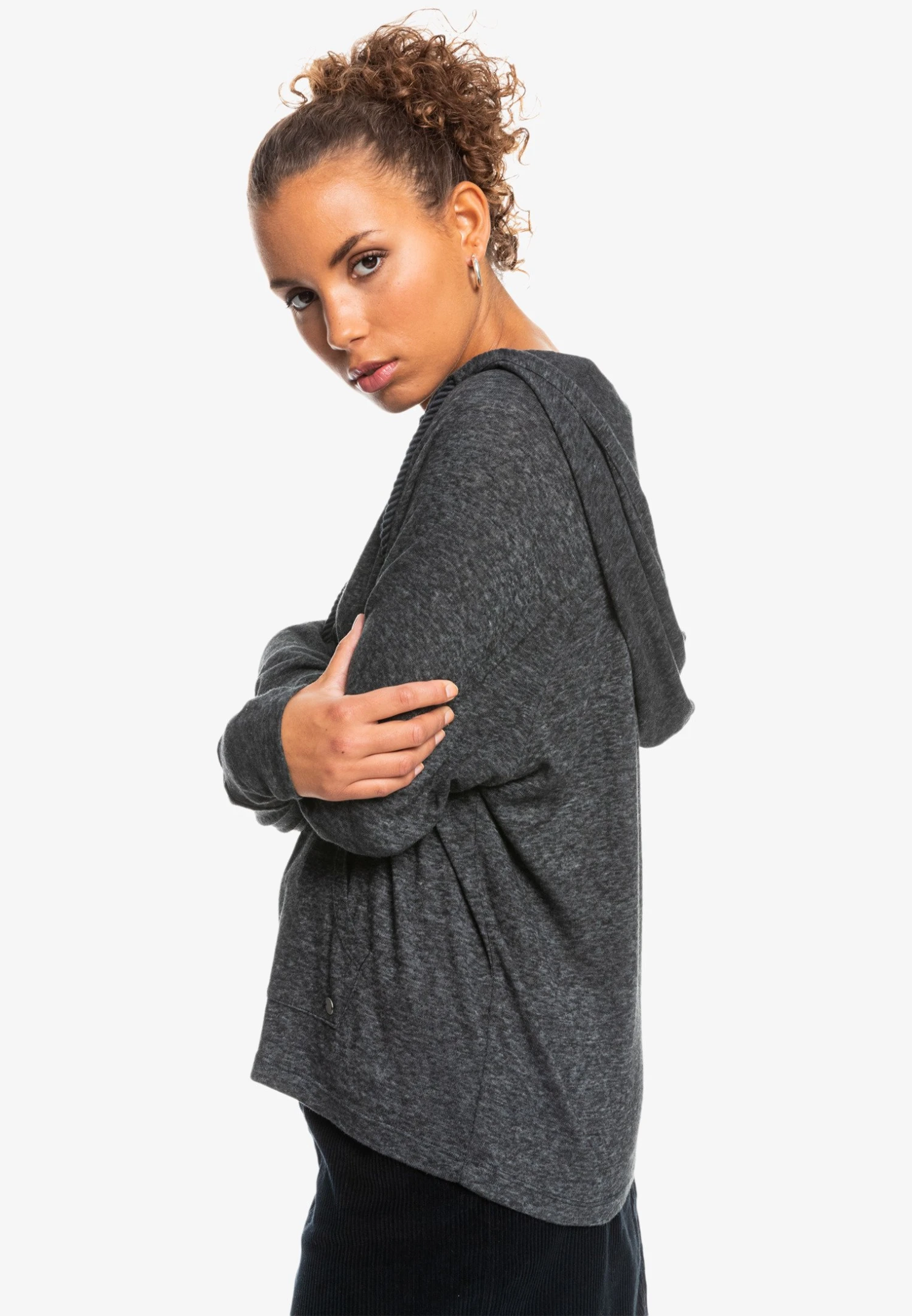 Roxy Destination Surf - Hoodie - Anthracite 6 Roxy Destination Surf - Hoodie - Anthracite - Afbeelding 4