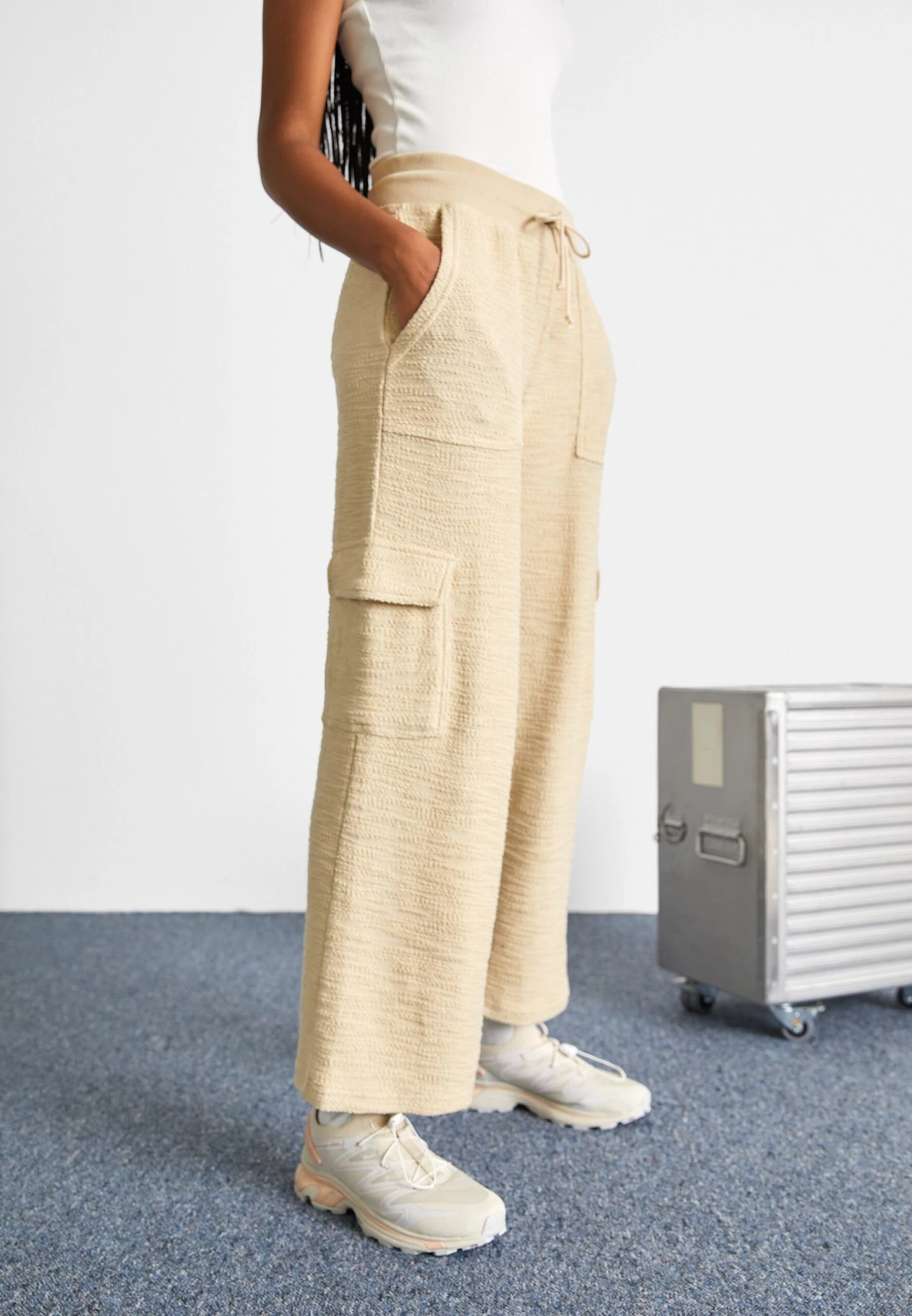 Roxy Off The Hook Pant - Cargobroek - Tapioca 3 Roxy Off The Hook Pant - Cargobroek - Tapioca