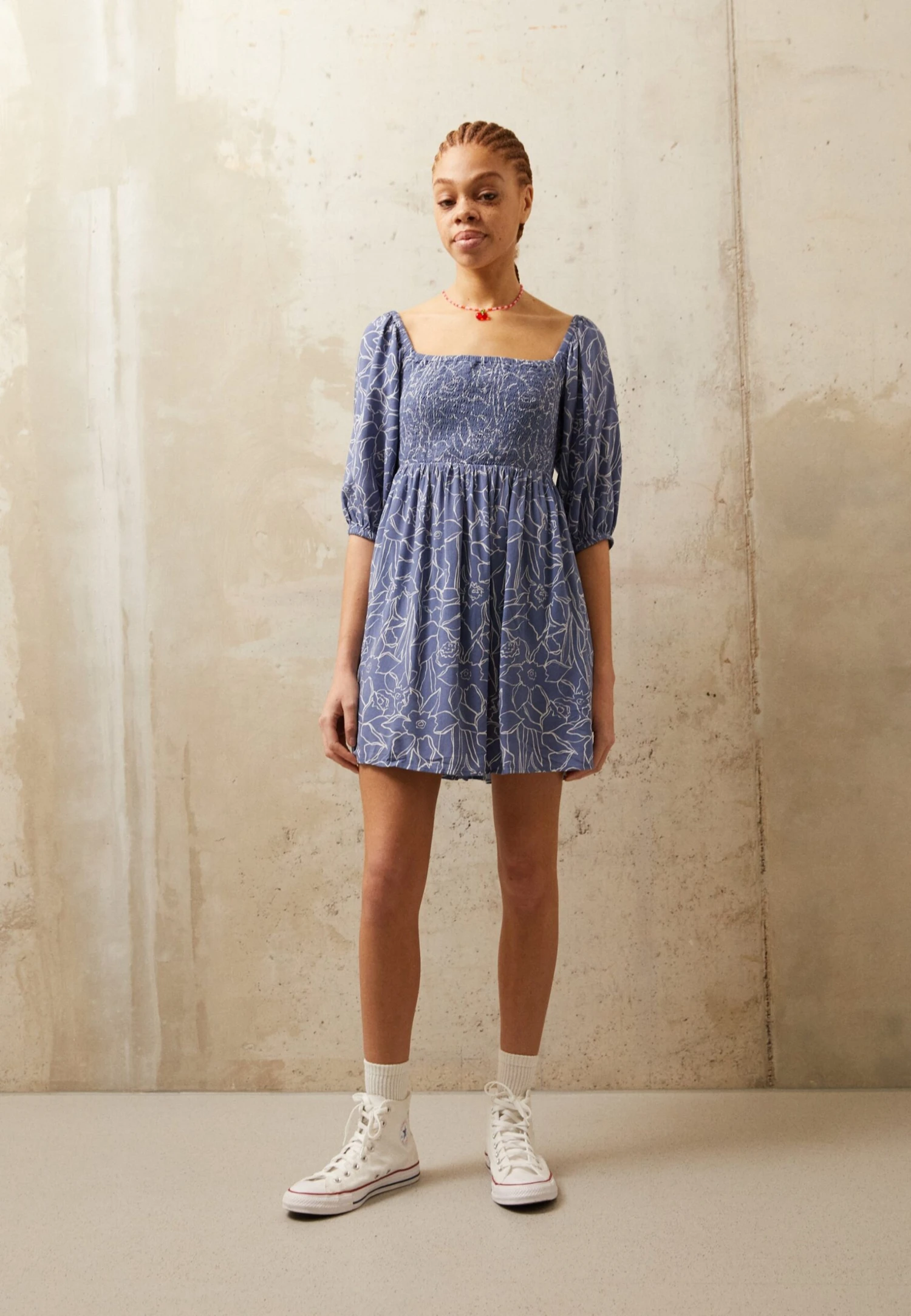 Roxy Sands Mini Dress - Jurk - Navy/Smu 4 Roxy Sands Mini Dress - Jurk - Navy/Smu - Afbeelding 2