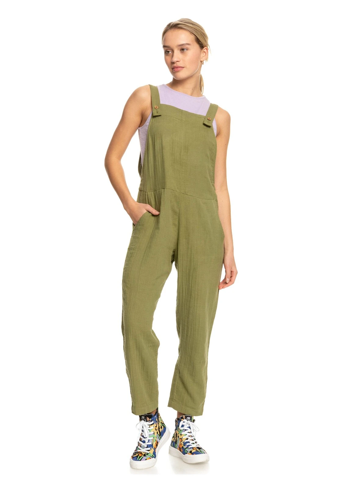 Roxy Beachside Love - Tuinbroek - Loden Green 4 Roxy Beachside Love - Tuinbroek - Loden Green - Afbeelding 2