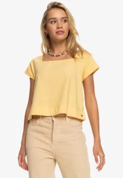 Roxy Ocean Amor - Kurzärmliges Erjwt03569 - Blouse - Flax