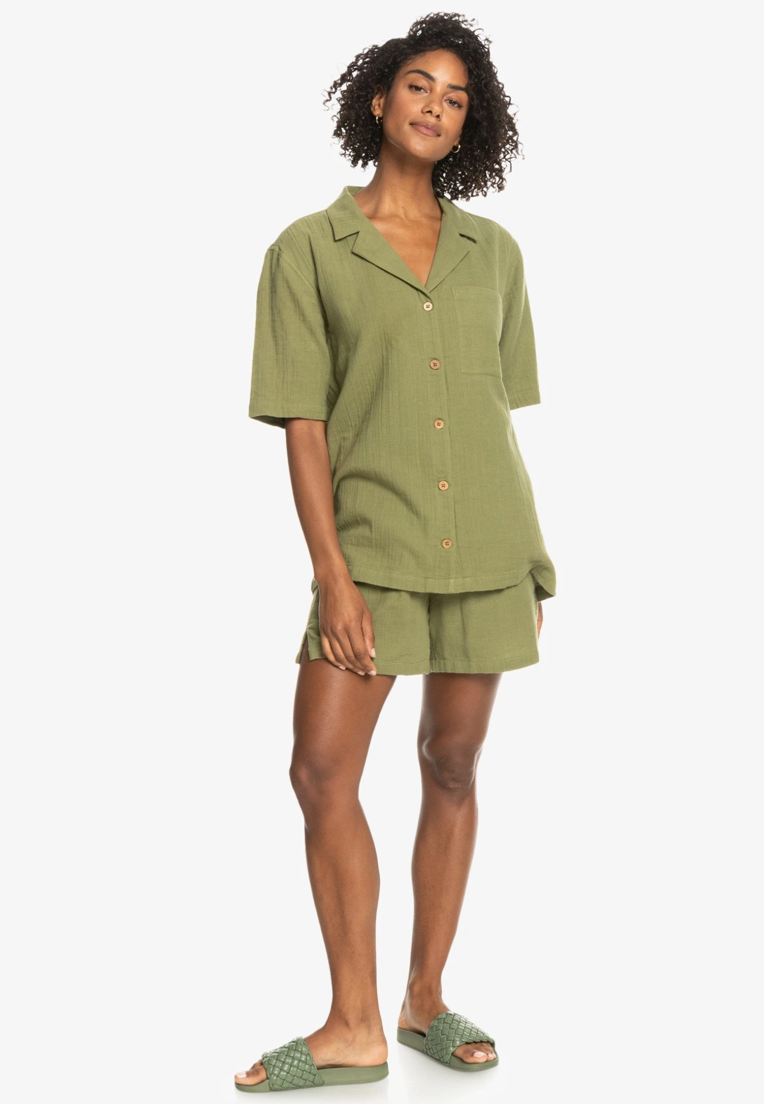 Roxy Aloha Sunset - Overhemdblouse - Loden Green 4 Roxy Aloha Sunset - Overhemdblouse - Loden Green - Afbeelding 2