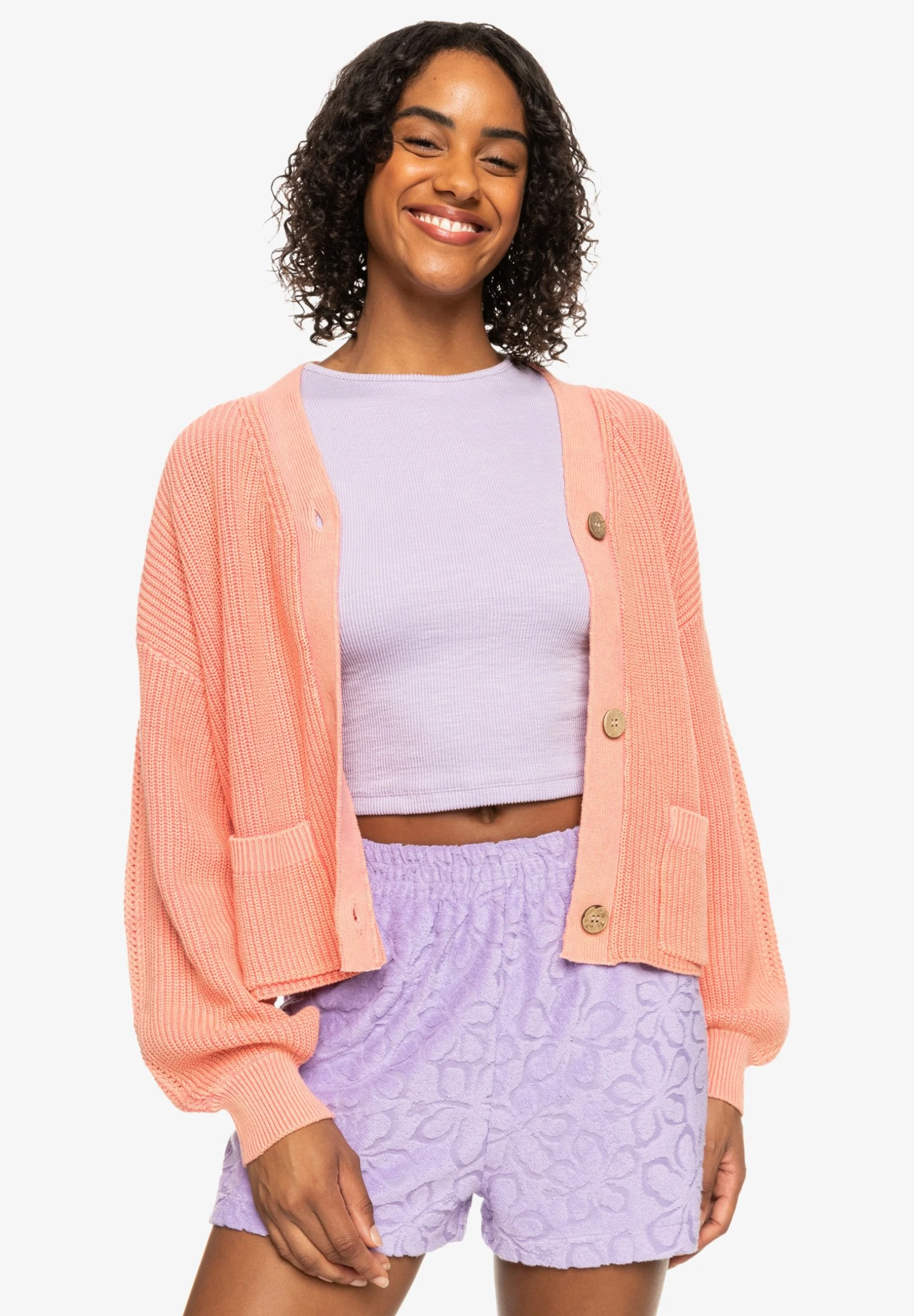 Roxy Coastal Relax - Vest - Papaya Punch 6 Roxy Coastal Relax - Vest - Papaya Punch - Afbeelding 4