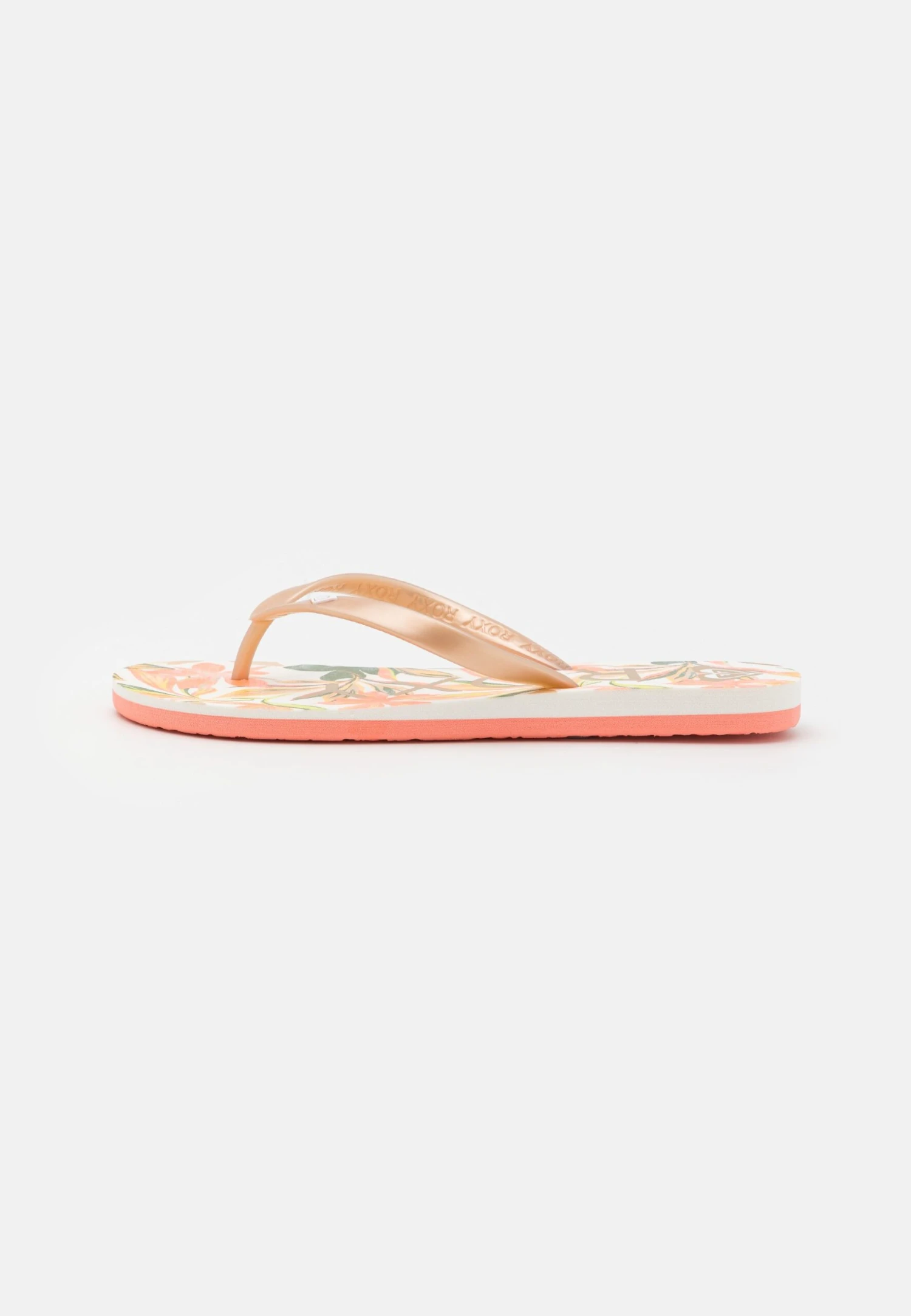 Roxy Tahiti- Teenslippers - White/Champagne 4 Roxy Tahiti- Teenslippers - White/Champagne - Afbeelding 2