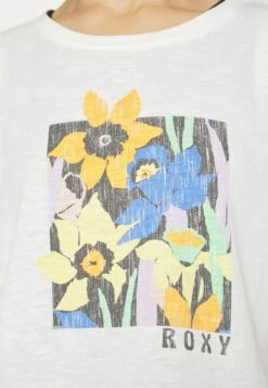 Roxy Tiki & Surf Tee B - T-Shirt Print - Snow White -Roxy Verkoopwinkel 9c1f6f3ae8bb436a8121a83387b573b7
