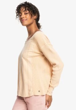 Roxy Boho Mind Langärmliges Mit Waffel - Trui - Brown -Roxy Verkoopwinkel 9ce8366846344e0a9ea97b47a8639ec0