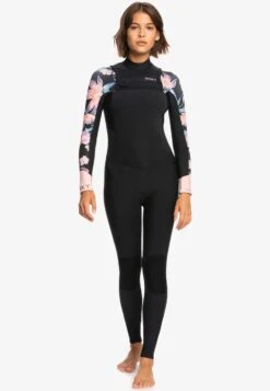 Roxy 5 4 3Mm Swell Series - Chest-Zip - Wetsuit - Mottled Anthracite