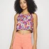 Roxy Naturally Active Crop Tank - Top - Pink