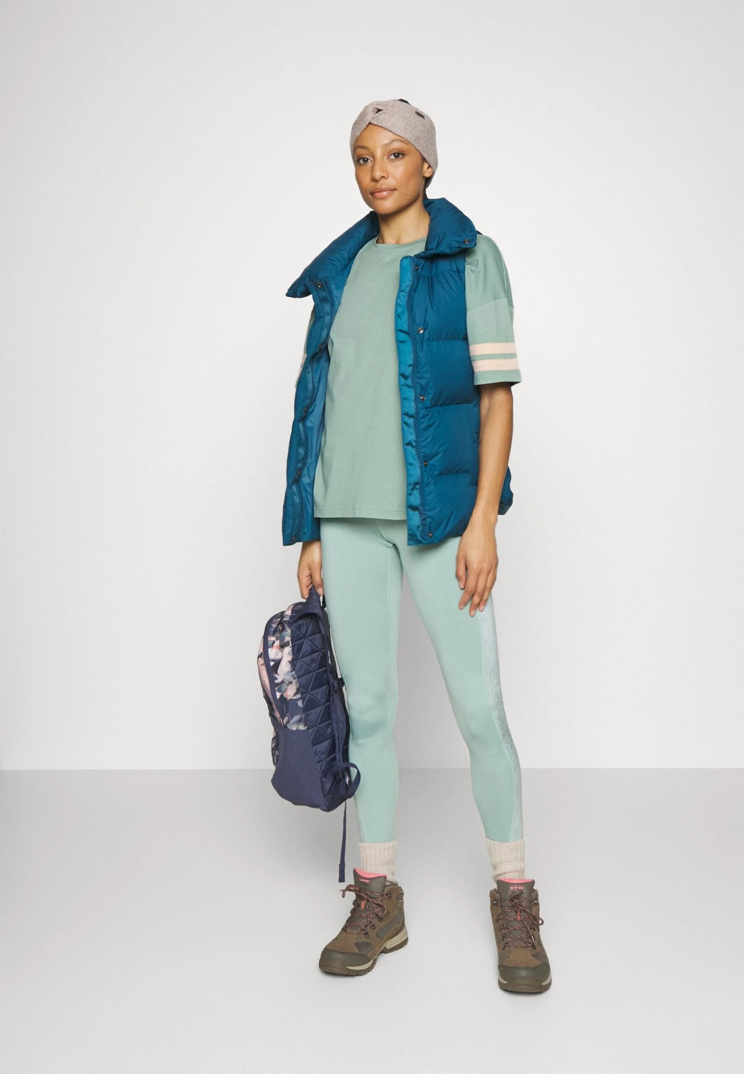 Roxy Essential Energy Stripes Tee - T-Shirt Print - Blue Surf 4 Roxy Essential Energy Stripes Tee - T-Shirt Print - Blue Surf - Afbeelding 2