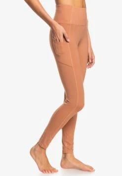 Roxy Heart Into It - Legging - Mocha Mousse -Roxy Verkoopwinkel a45c490d10be4f1f849f49e38c5c681b