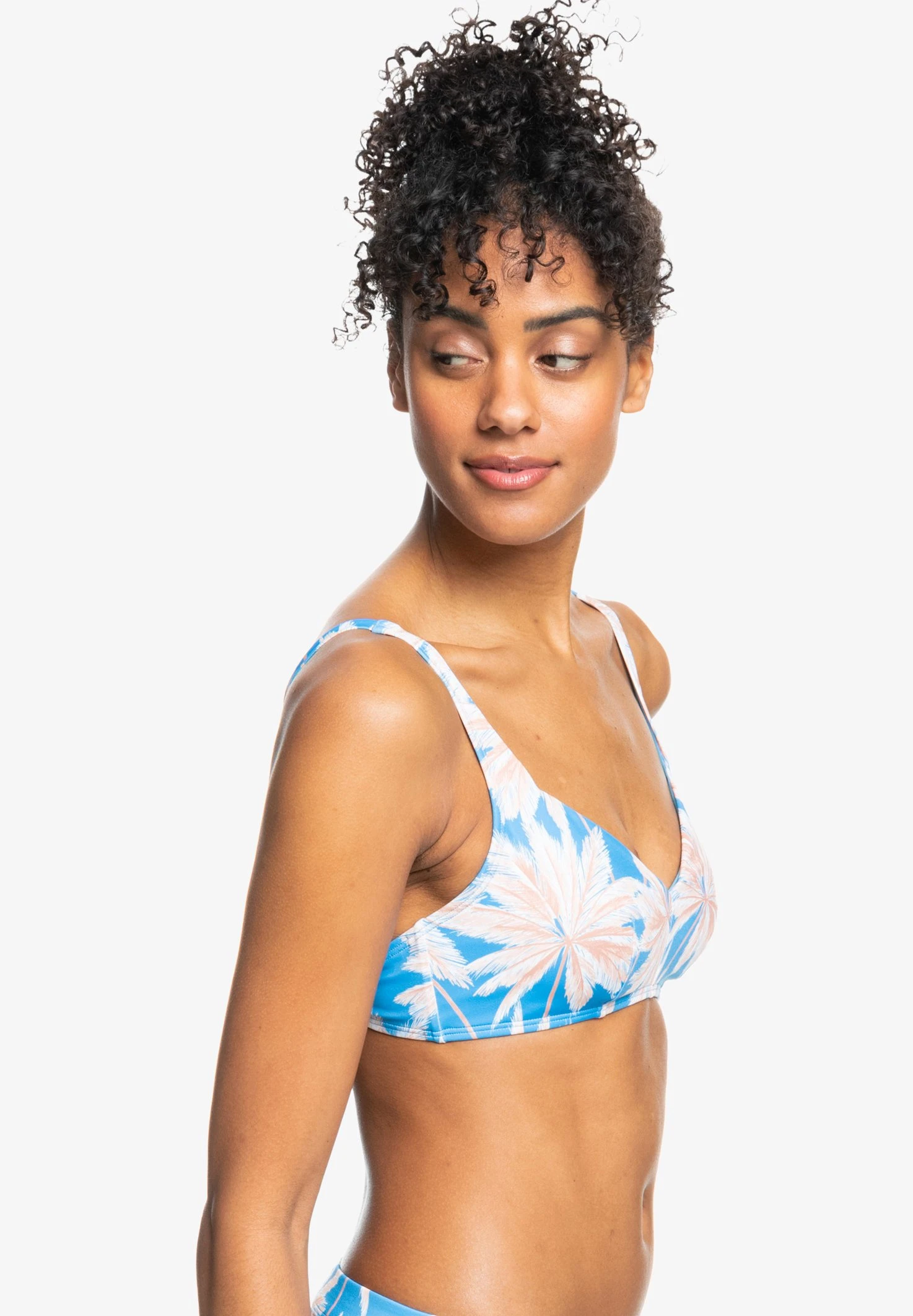 Roxy Pt Love The Sun Ray - Bikinitop - Azure Blue Palm Island 5 Roxy Pt Love The Sun Ray - Bikinitop - Azure Blue Palm Island - Afbeelding 3