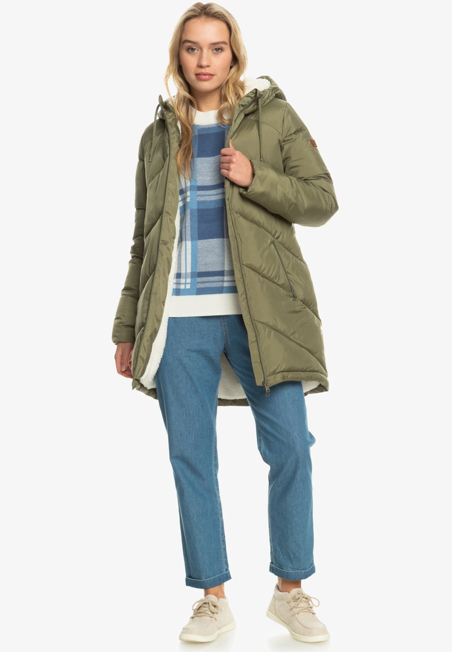 Roxy Winterjas - Deep Lichen Green 4 Roxy Winterjas - Deep Lichen Green - Afbeelding 2