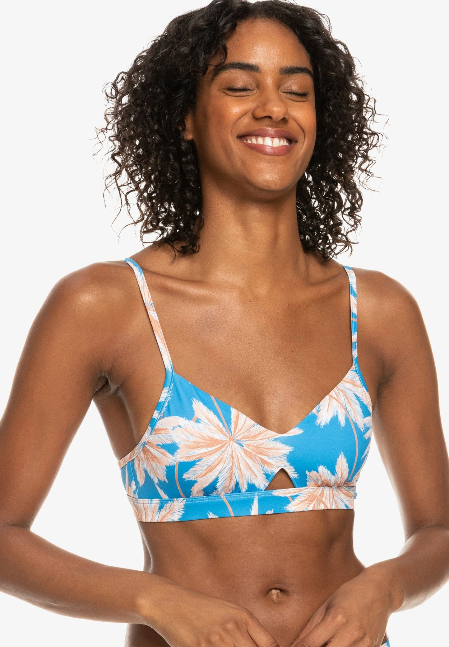 Roxy Love The Cross Step - Bikinitop - Azure Blue Palm Island 3 Roxy Love The Cross Step - Bikinitop - Azure Blue Palm Island