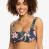 Roxy Into The Sun - Bügel-Mit Körbchengrösse - Bikinitop - Mood Indigo Tropical Depht