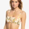 Roxy Printed Classics - Bügel- Mit Körbchen - Bikinitop - Bright White Subtly Salty Flat -Roxy Verkoopwinkel c5881b37f16e4f6598f002a05cb0d376