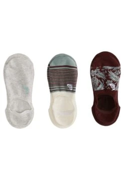 Roxy 3 Pack Palmeria - No-Show - Enkelsokken - Grey Brown